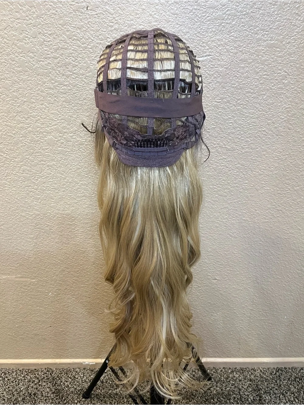 Blonde Long Wavy Lace Front Wig - Natural Blonde